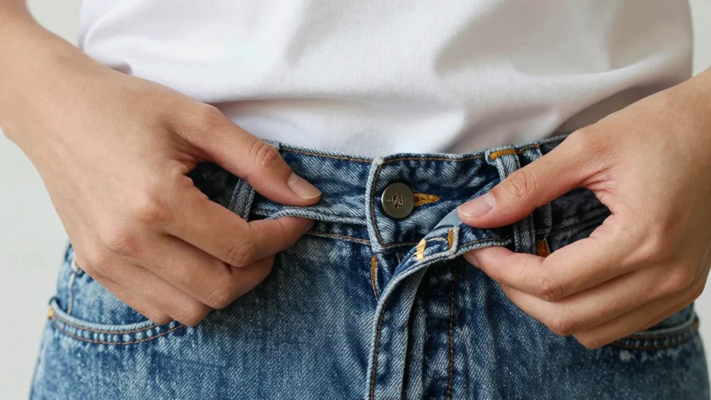헐렁한 바지 허리, 다이소 제품으로 10분 만에 줄이는 특급 비법