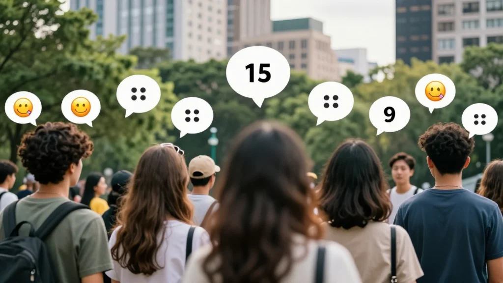 일상 속 '숫자 암호 모음'이 선사하는 새로운 소통의 즐거움