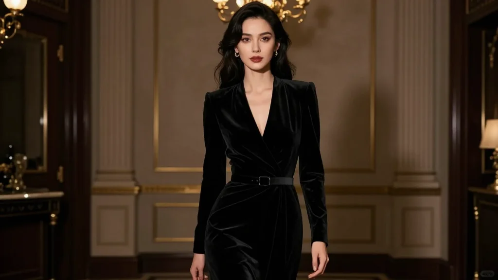 미샤 벨벳 원피스: 우아함 한 스푼, 실용성 두 스푼