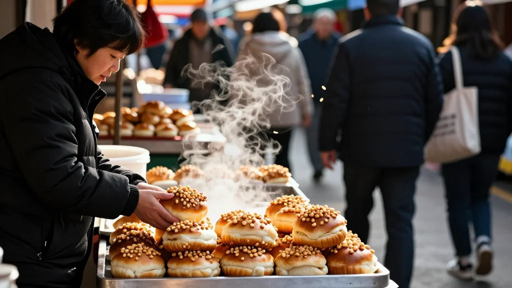 서문시장 땅콩빵, 고소함으로꽉 채운 겨울 간식의 정석