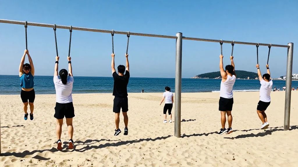 양양 낙산 아이언비치, 해변 위 이색 헬스장으로 떠오른 이유